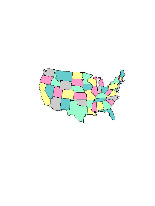 MAP OF USA
