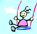 GIRL ON SWING CARTOON PICTURE